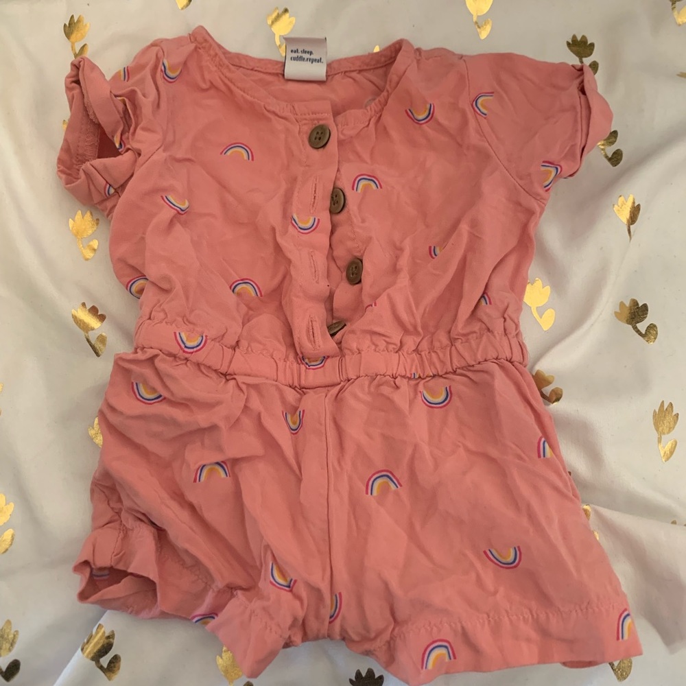 Rainbow romper